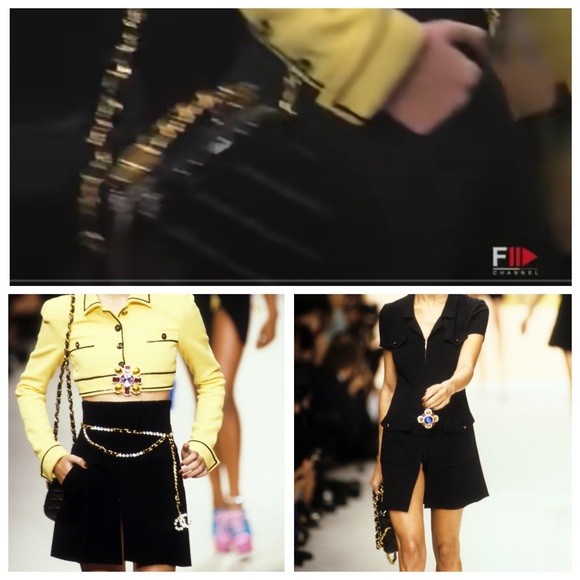 Chanel Vintage Spring 1995 Black Quilted Patent Leather Large 95P Vanity Bag - Picture 2 of 16